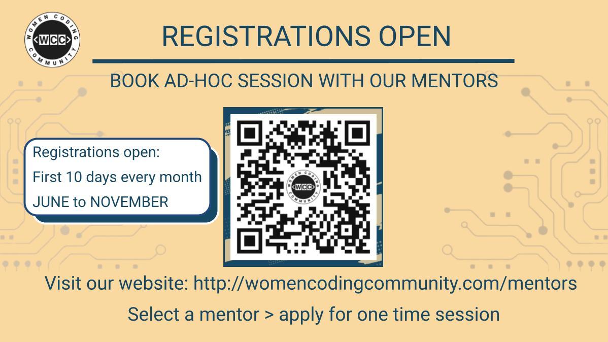 WCC 2025 Mentorship Programme Ad-Hoc Cycle banner