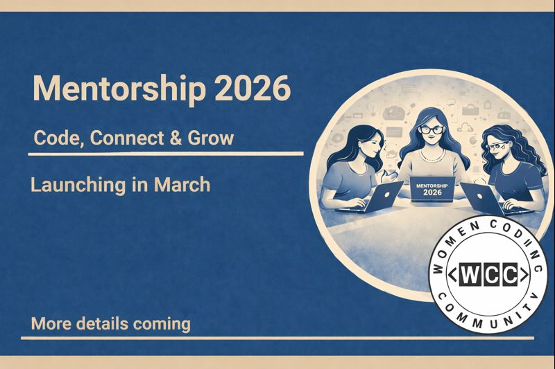 WCC 2026 Mentorship Programme banner